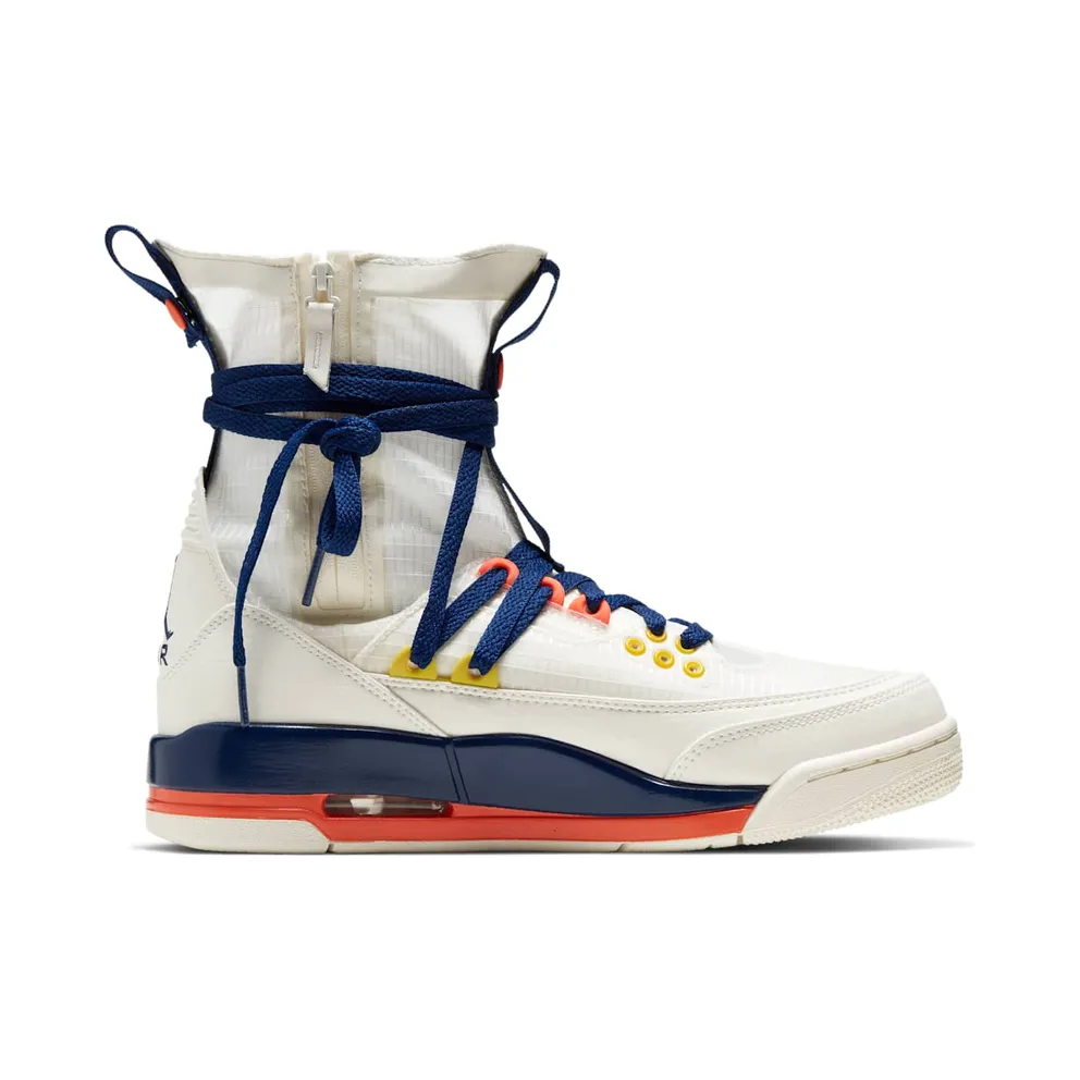 Jordan 3 Retro Explorer Lite XX Sail Multi-Color (W) Sail/Blue Void-Turf Orange-Bright Citron (BQ8394-100)