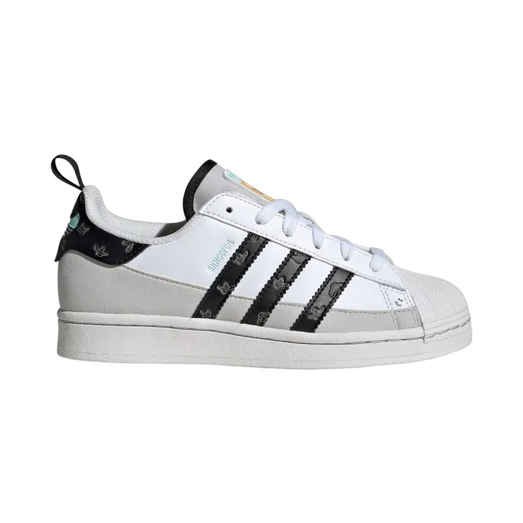 adidas Shmoofoil Superstar Cloud White Core Black Grey Two (IG6842)