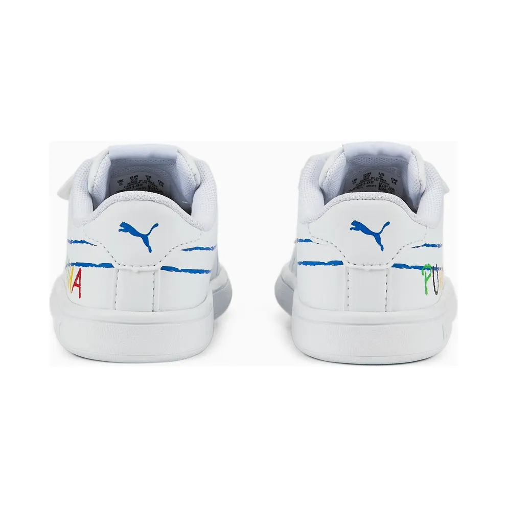Puma Smash v2 Home School Black/Blue/Green (38620102)