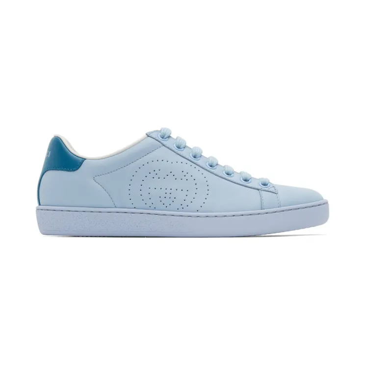 Gucci Blue Interlocking G New Ace Sneakers (598527 AYO70)
