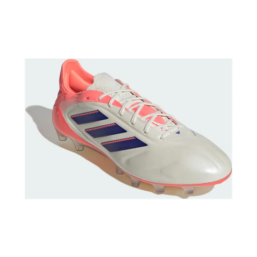 adidas Copa Pure 3 Elite Artificial Grass Boots “Off White / Lucid Blue / Signal Coral” (JR2819)