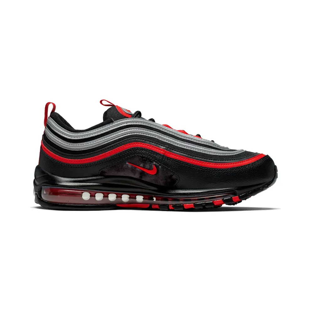 Nike Air Max 97 Black Red Silver Black/Metallic Silver-University Red (921826-014)