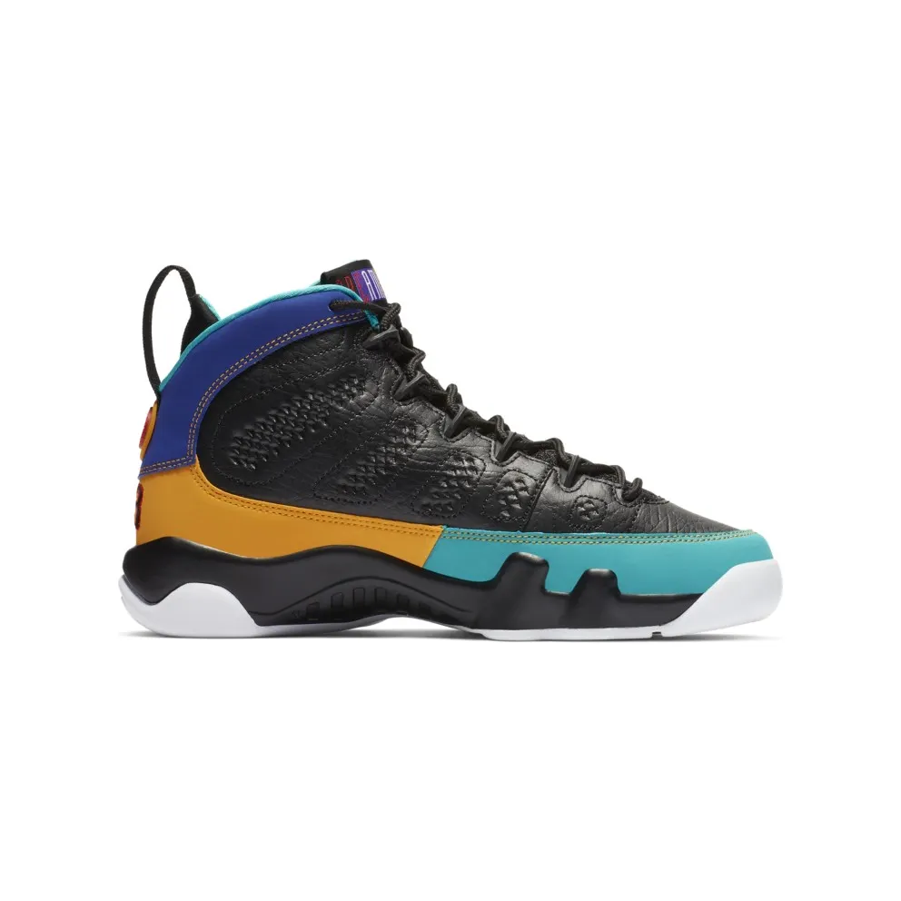 Jordan 9 Retro Dream It Do It (GS) Black/University Red-Dark Concord-Canyon Gold-Turbo Green-White (302359-065)