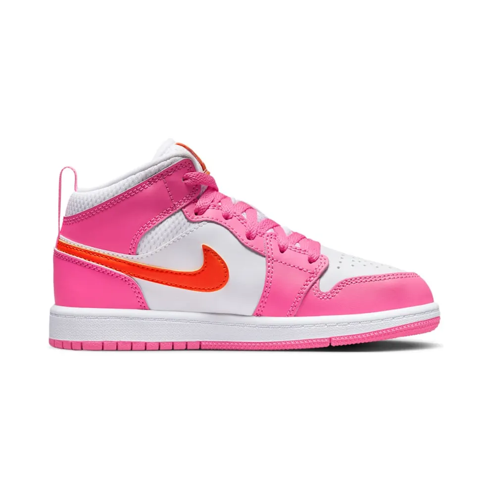 Air Jordan 1 Mid Pinksicle Safety Orange (PS) (DX3238-681)
