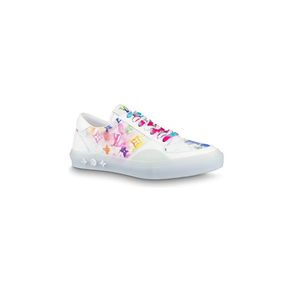 Louis Vuitton Ollie White Rainbow Monogram (1A8SGR)