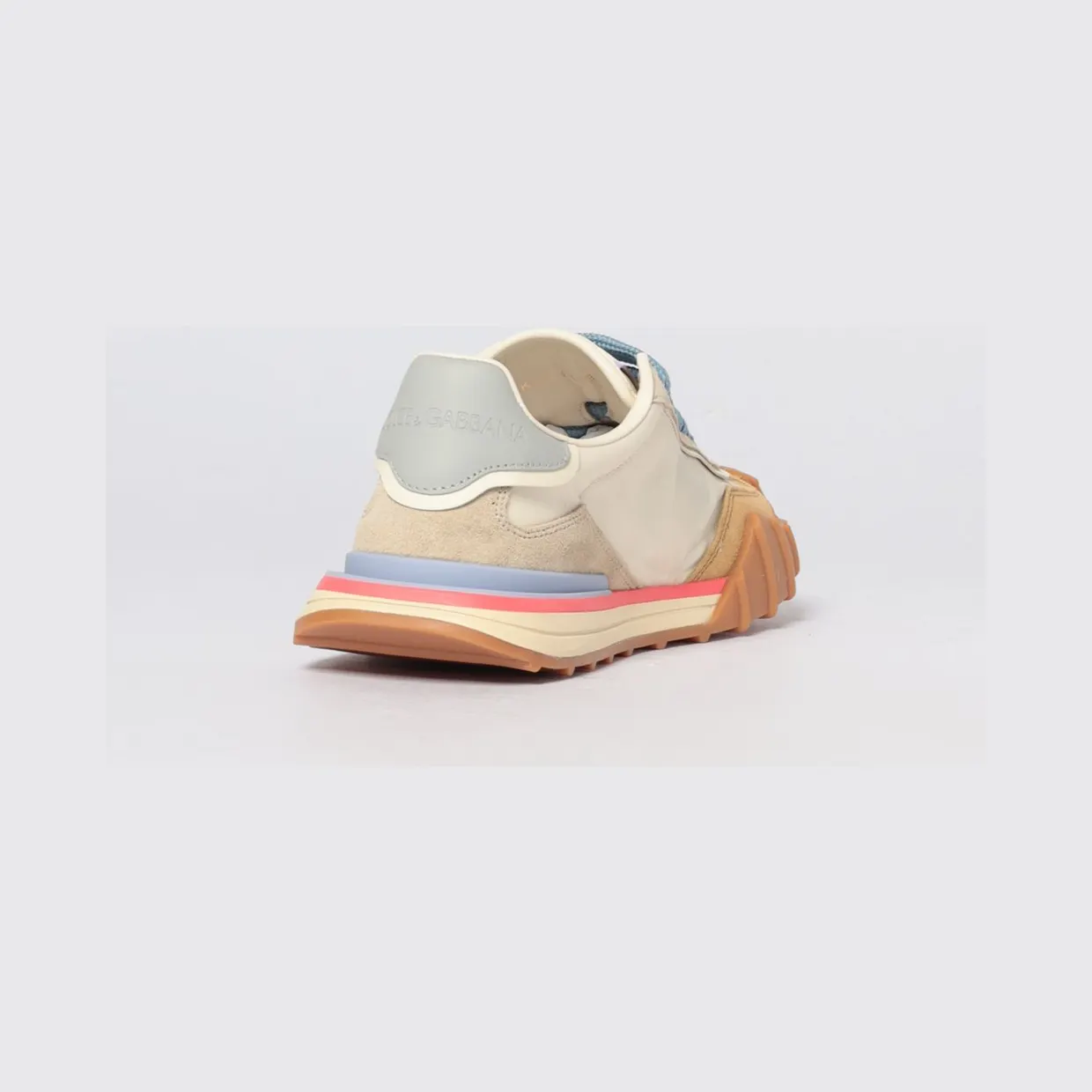 Dolce & Gabbana DG Athletic Sneakers in Suede and Nylon with Rhinestones Multicolor (CK2384A6B138L794) (2)