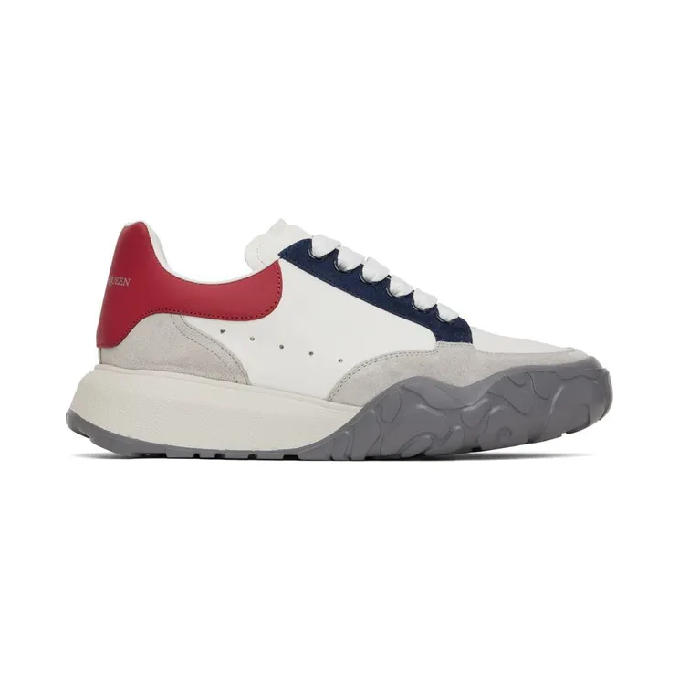 Alexander McQueen White Court Trainer 8990 WHITE (705117WIAAC)