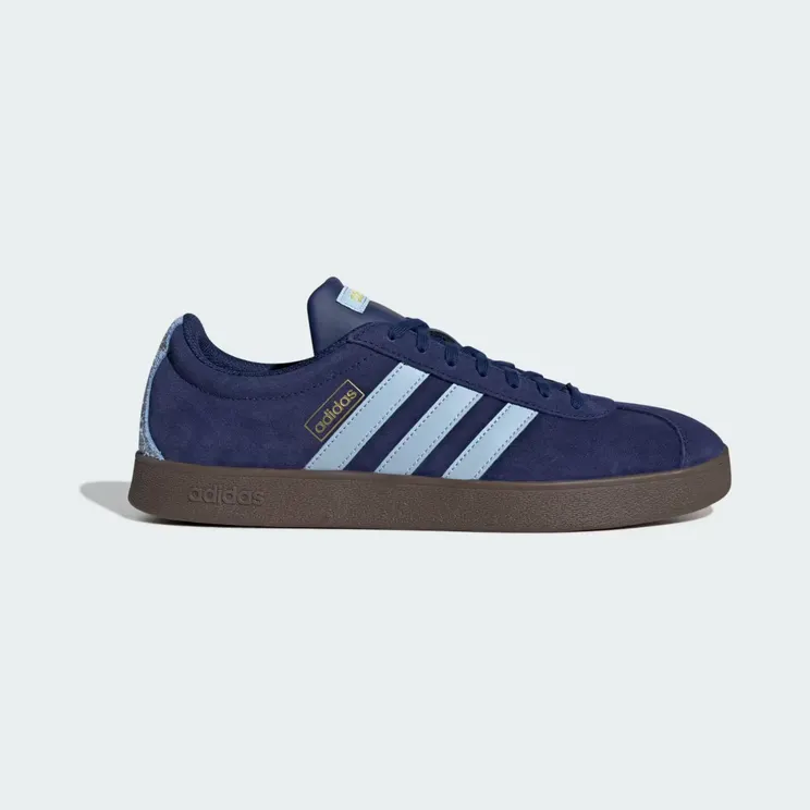 adidas VL Court 2.0 “Dark Blue / Clear Sky / Gum” (JR8308)