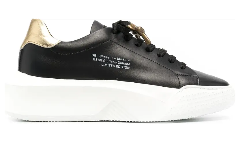 Giuliano Galiano Nemesis low-top “Black” (NEMESIS2NAPPABLACKGOLD)