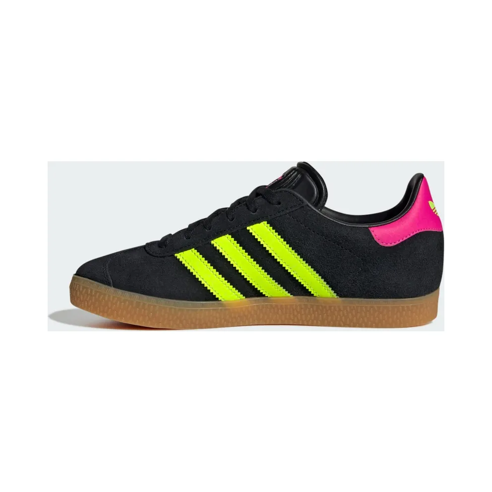 adidas Gazelle Black Signal Green Shock Pink (JQ5994)