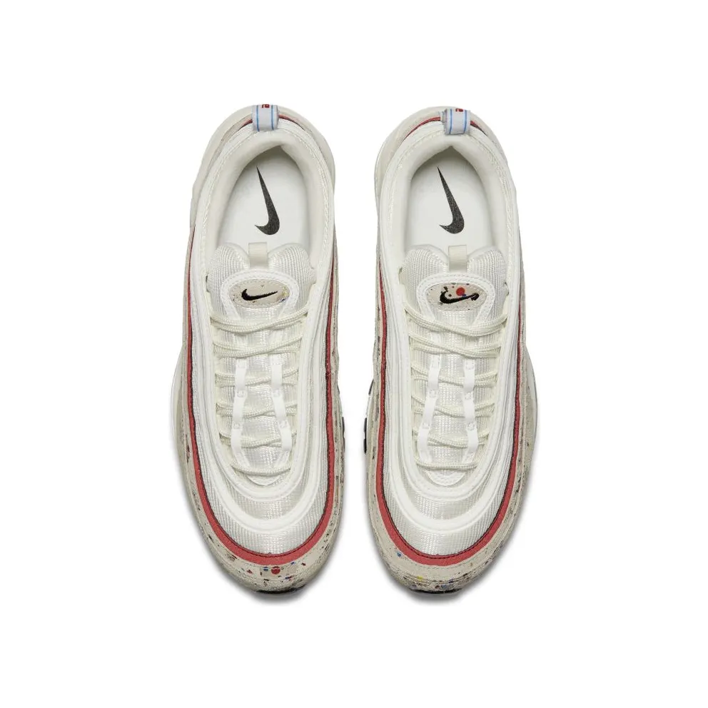 Nike Air Max 97 Paint Splatter Sail/Black-University Red (312834-102)