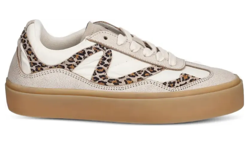 Inuikii Sneakers met luipaard-print en vlakken – Beige (10010010481953)
