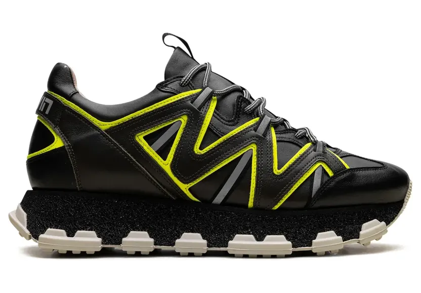 Lanvin Trail-Tackling Lightning Black/Lightning Yellow Sneakers – Schwarz (11071)