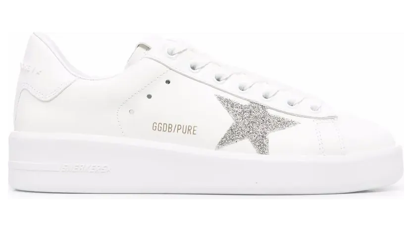 Golden Goose Purestar leren sneakers – Wit (GWF00197F002789)