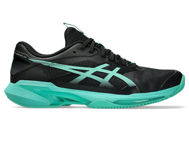 ASICS SOLUTION SPEED FF 4 CLAY “Black / Aurora Green” (1041A533-001)