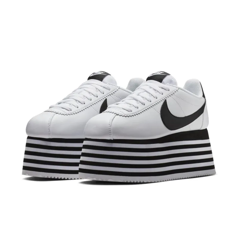 Nike Cortez Platform Comme des Garcons White Black (W) White/Black (BV0070-100)