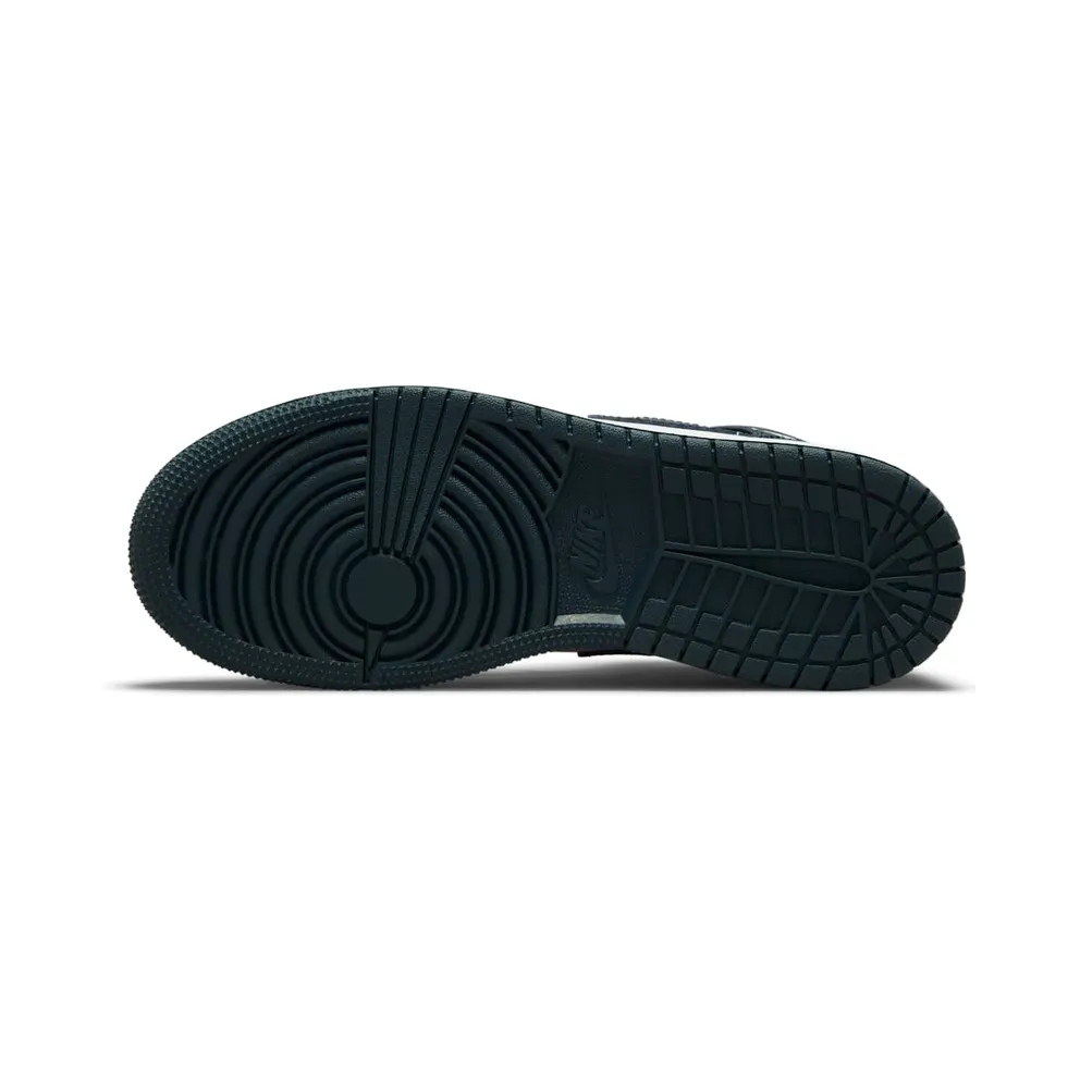 Air Jordan 1 Mid Dark Teal (GS) (554725-411)