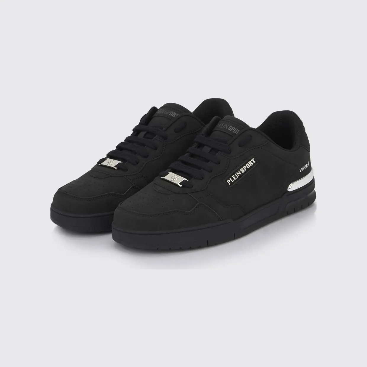 Plein Sport Viper II Nubuck Sneakers Black (FAESUSC0796SLE004N0202)