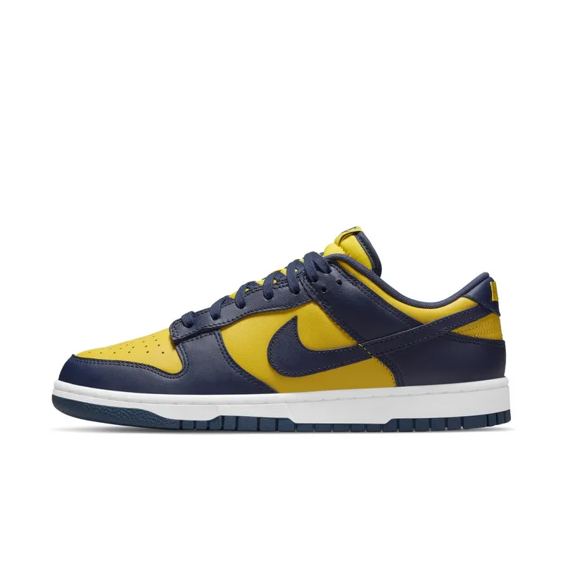 Nike Dunk Low Michigan (2021) – “Varsity Maize / Midnight Navy / White” (DD1391-700)
