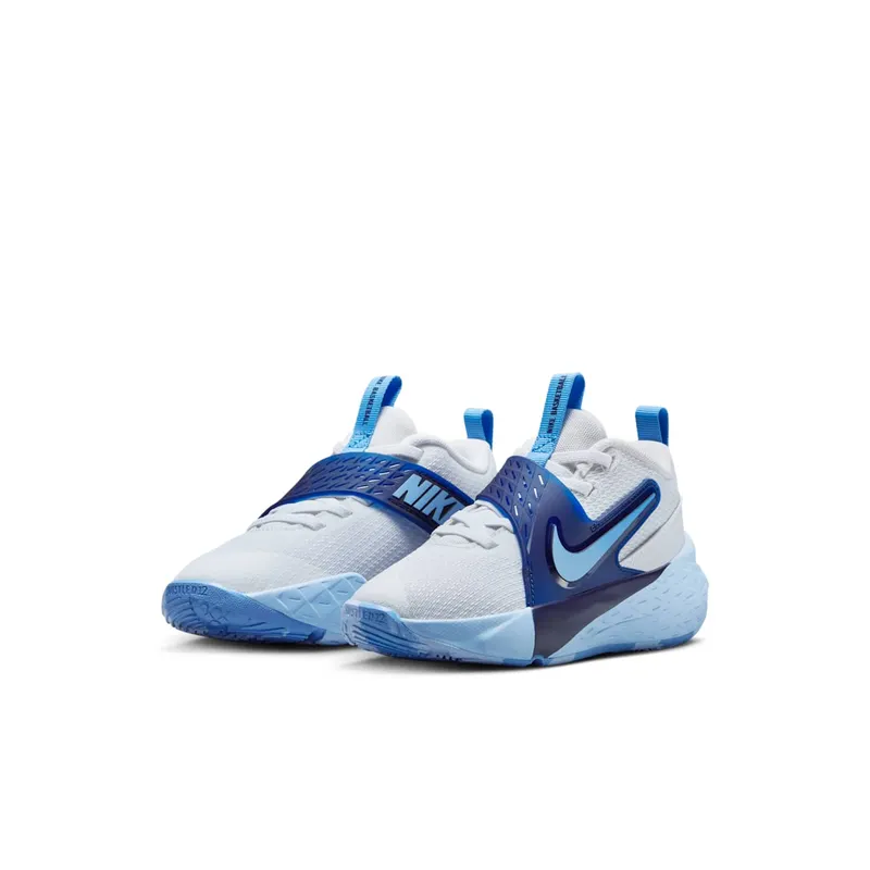 Nike Team Hustle D 12 White Psychic Blue Midnight Navy University Blue (HF6280-100)