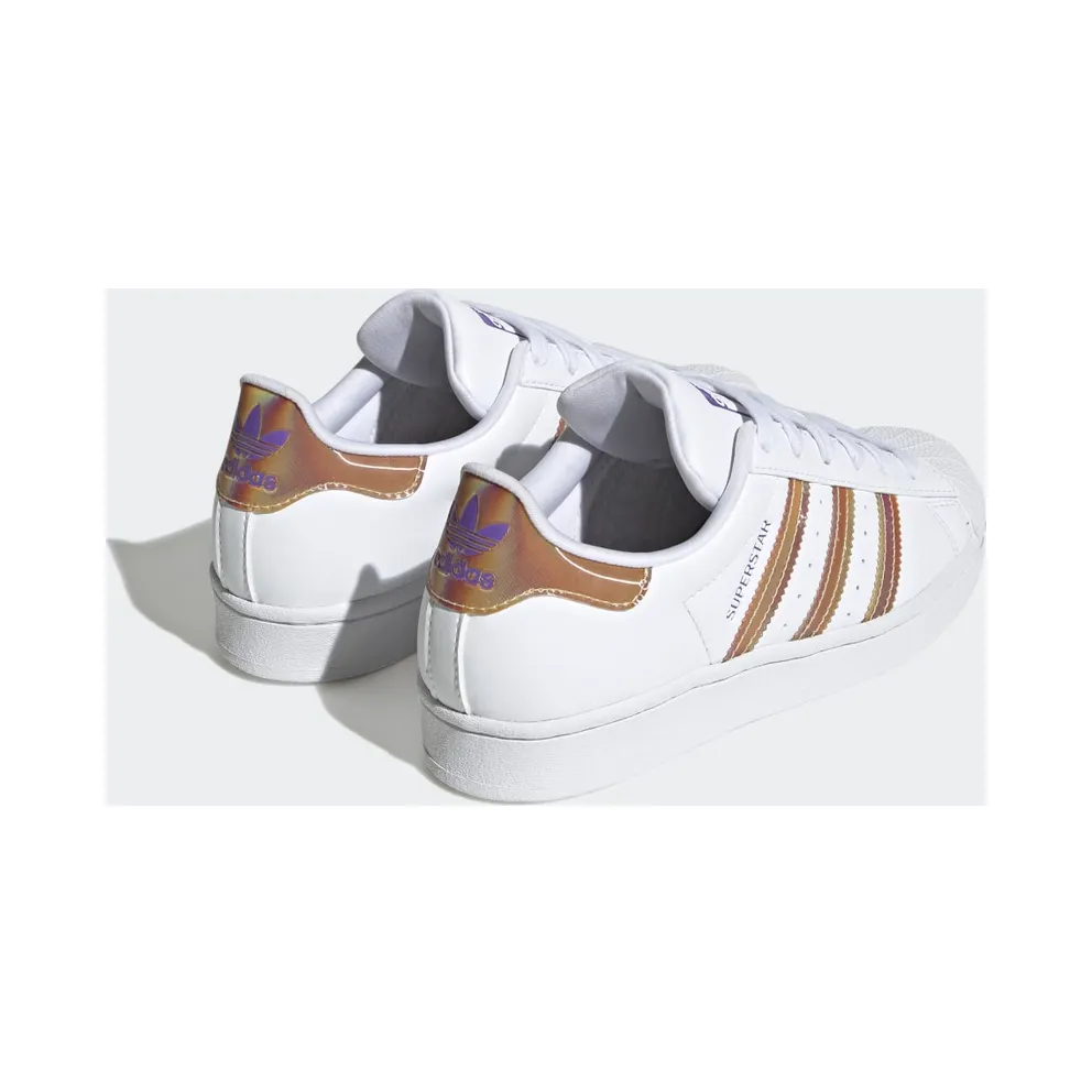 Adidas Superstar Cloud White / Cloud White / Purple Rush (HQ4346)