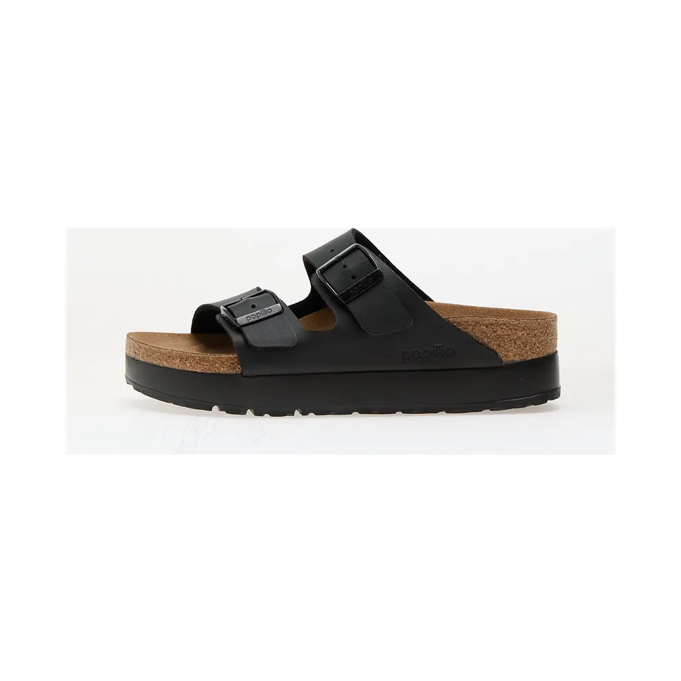 Birkenstock Arizona Flex Platform Birko-Flor Black