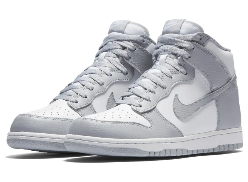 Nike Dunk High White Wolf Grey (W)