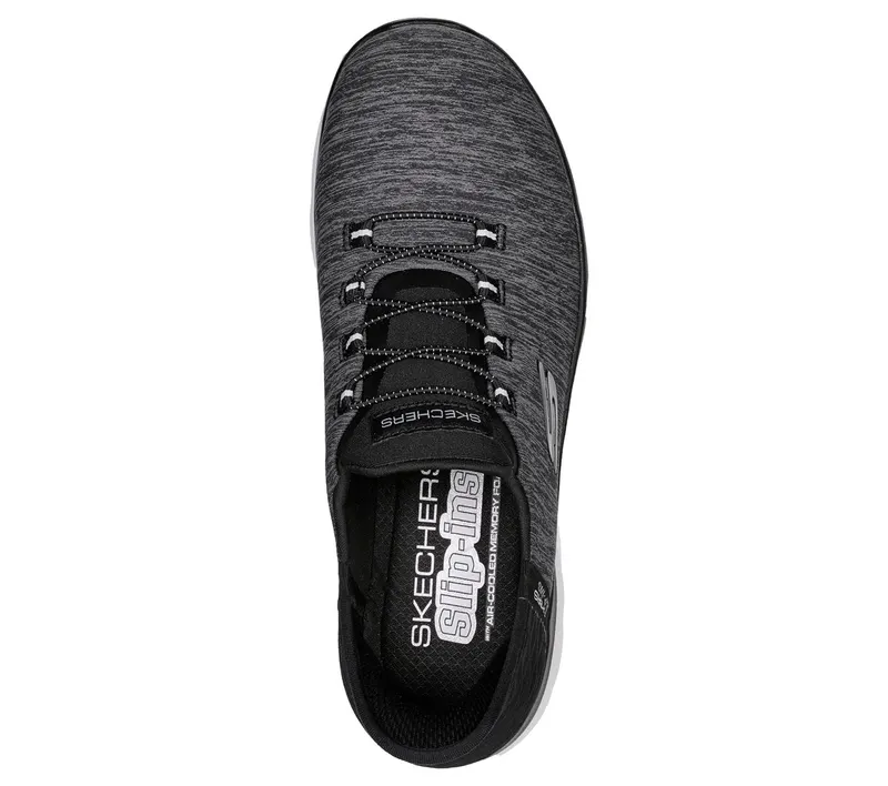 Skechers Slip-ins: Summits – Dazzling Haze Sneaker Black/White