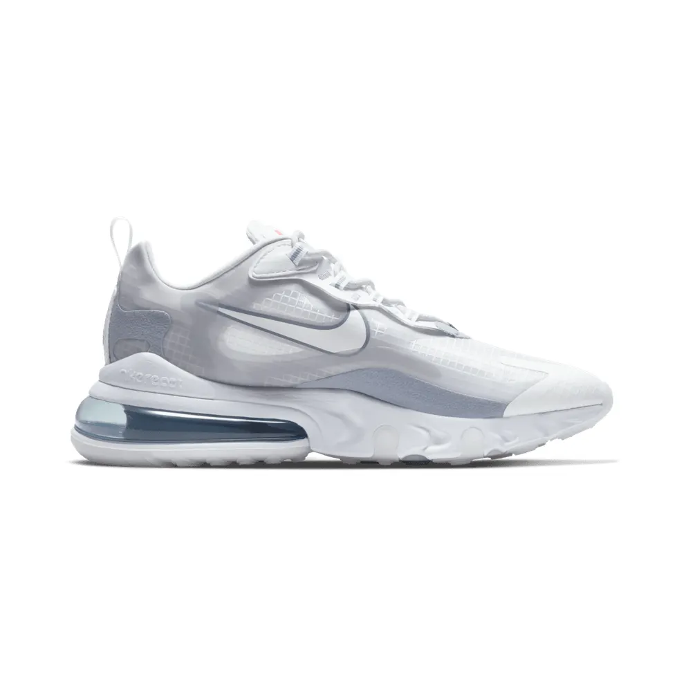 Nike Air Max 270 React White Pure Platinum White/Pure Platinum-Indigo Fog-White (CT1265-100)