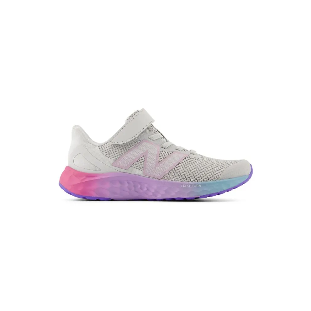 New Balance Fresh Foam Arishi v4 Bungee Lace Grey Matter Mid Century Pink Lilac Glo (PAARIGR4)