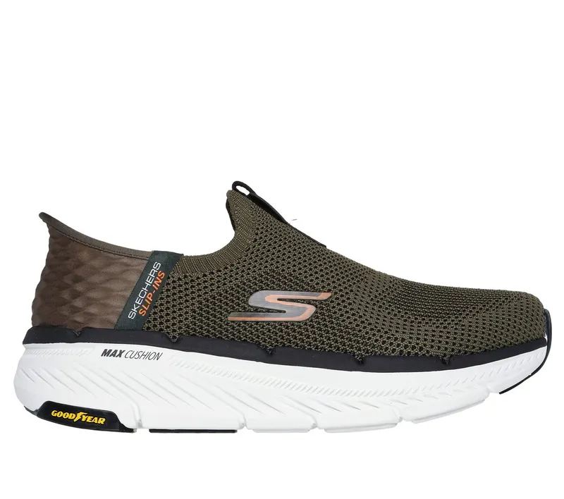 Skechers Slip-ins: Max Cushioning Premier 2.0 Sneaker Olijf/Black