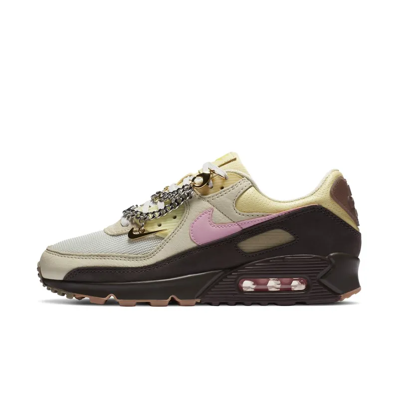 Nike WMNS Air Max 90 Cuban Link Velvet Brown (2020) (CZ0469-200)