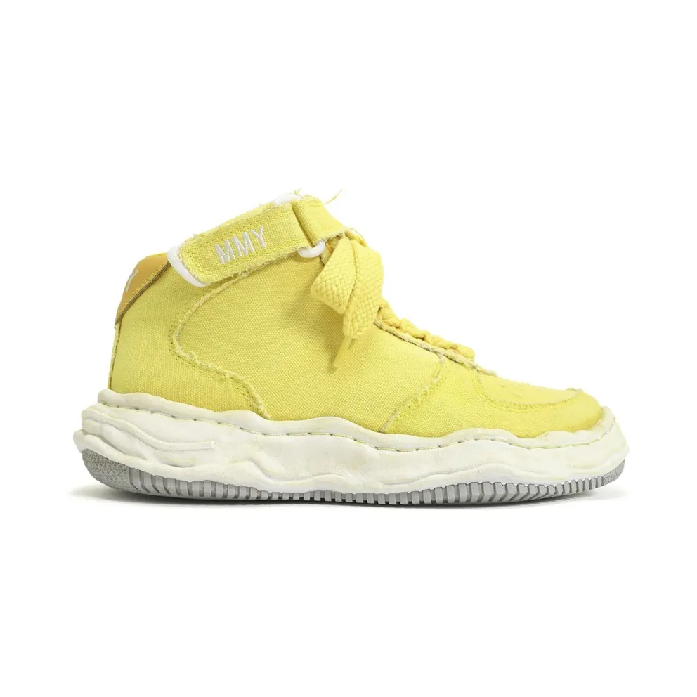 Maison Mihara Yasuhiro Wayne OG Sole Washed Canvas High Yellow (A08FW707)