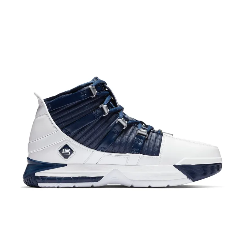 Nike Zoom LeBron 3 Navy Blue-Silver (AO2434-103)