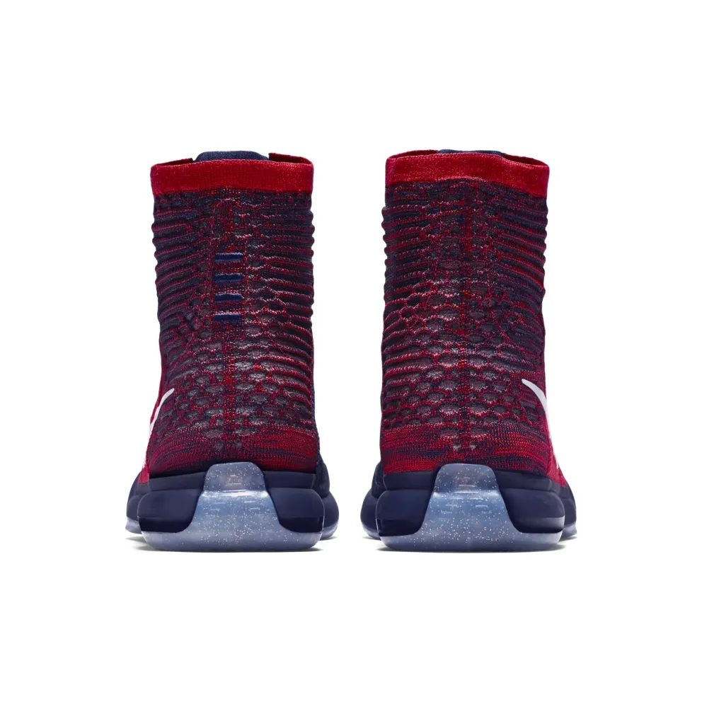 Nike Kobe 10 Elite American University Red/White-Obsidian-Bright Crimson (718763-614)