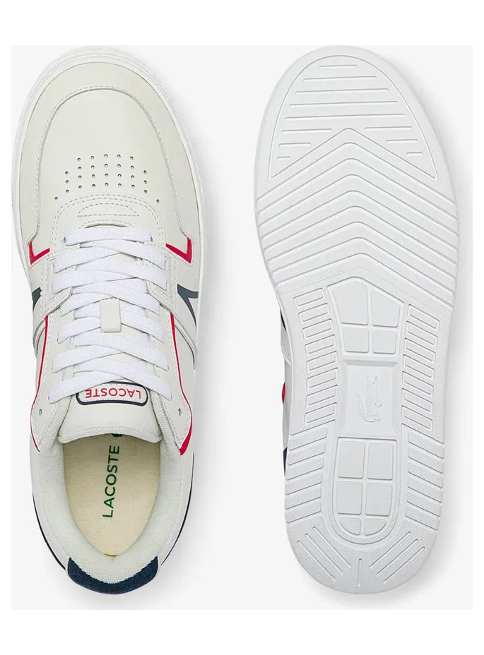 Lacoste L001 White / Navy / Red – “Wit” (42SMA0092_407) (4)