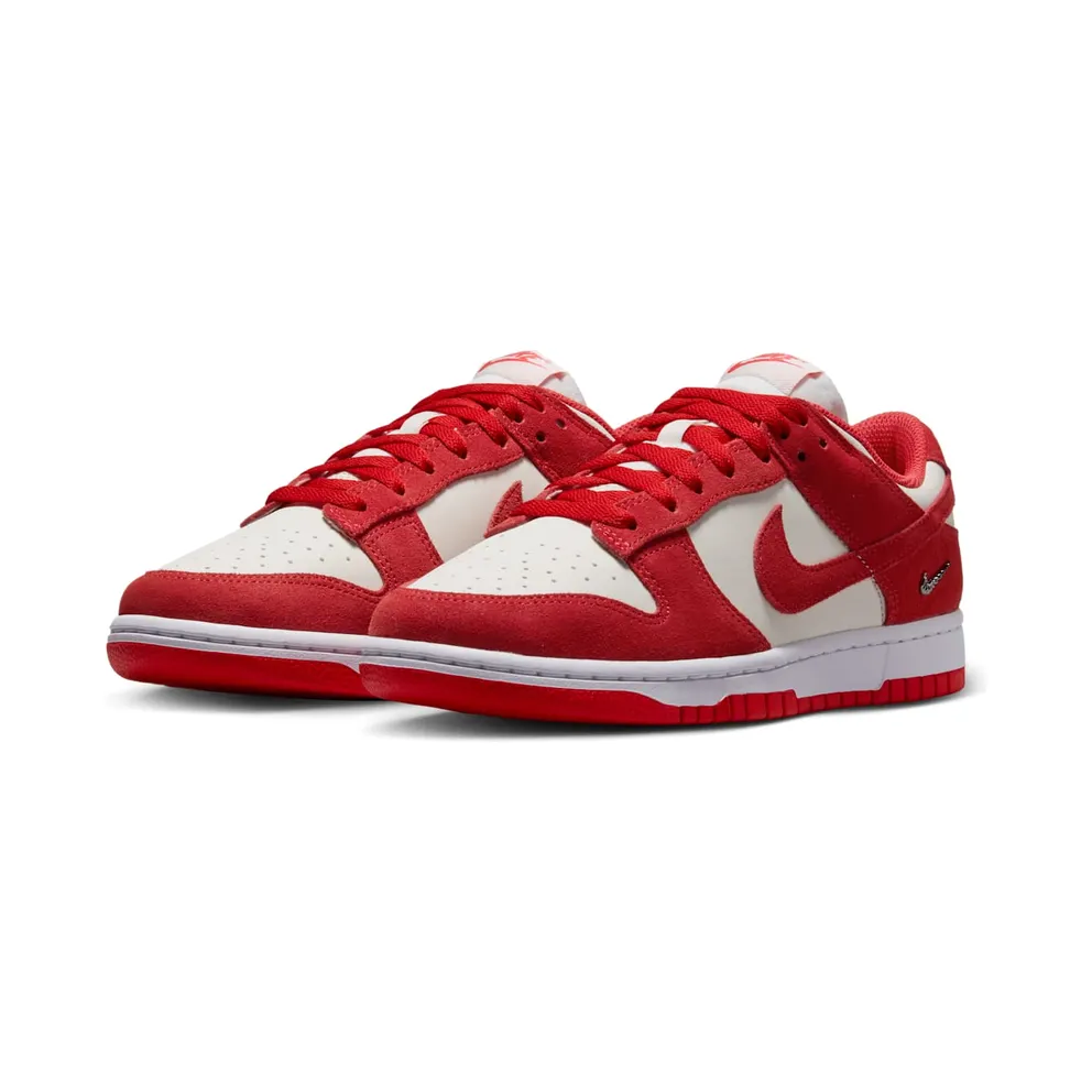 Nike Dunk Low “Sail / White / Metallic Silver / Light Crimson” (IO4244-103)
