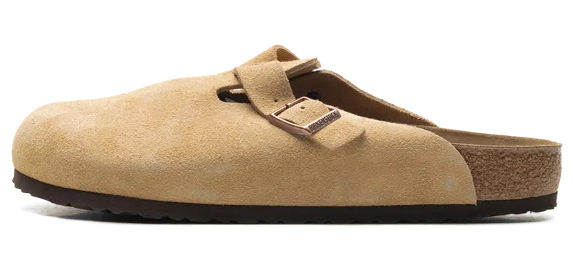Birkenstock Boston Suede Leather (Latte Cream) – 1026181