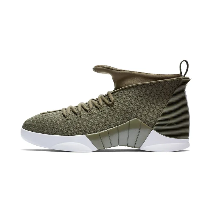 Jordan 15 Retro PSNY Olive Suede Friends and Family “Medium Olive / Sail” (AO2568-200)