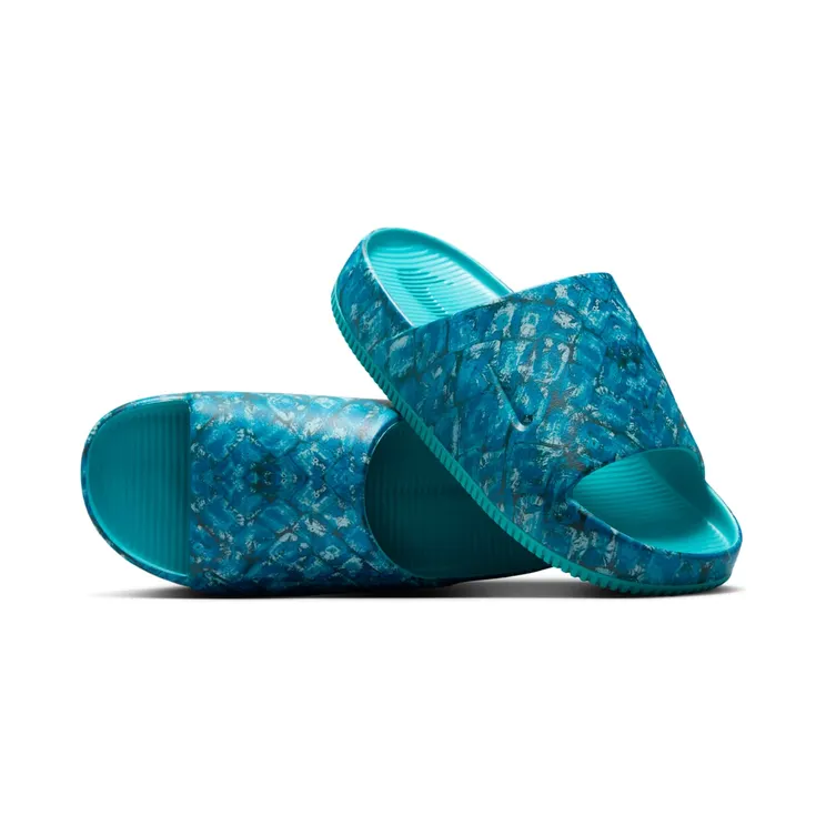 Nike Calm Slide NorBlack NorWhite “Dusty Cactus / Armoury Navy / Dynamic Turquoise” (HM9209-300)