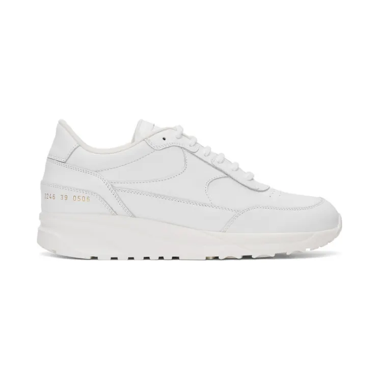 Common Projects White Track Classic Sneakers (2246)