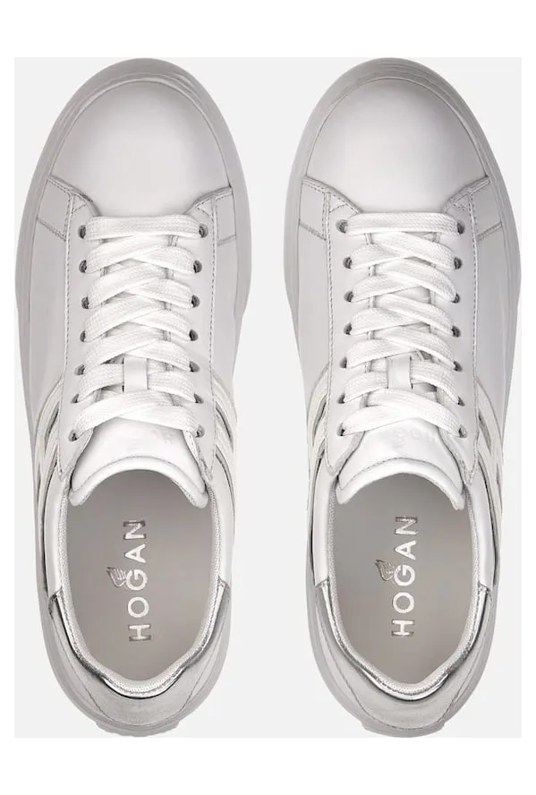Sneakers Hogan H365 Silver White (HXW3650J310RNQ0351) (3)