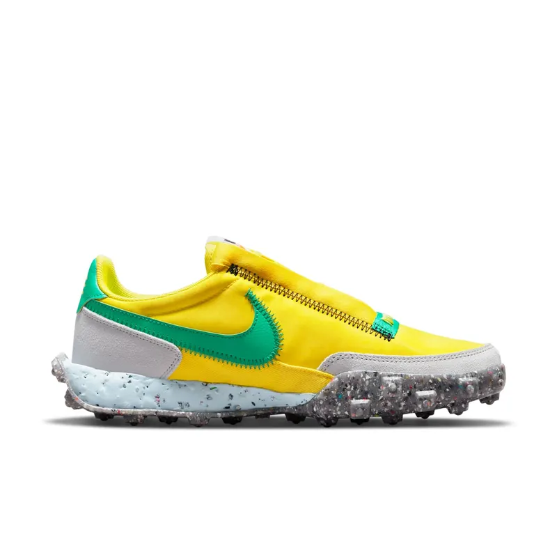 Nike Waffle Racer Crater Yellow 50% Sustainable Materials (CT1983-701)