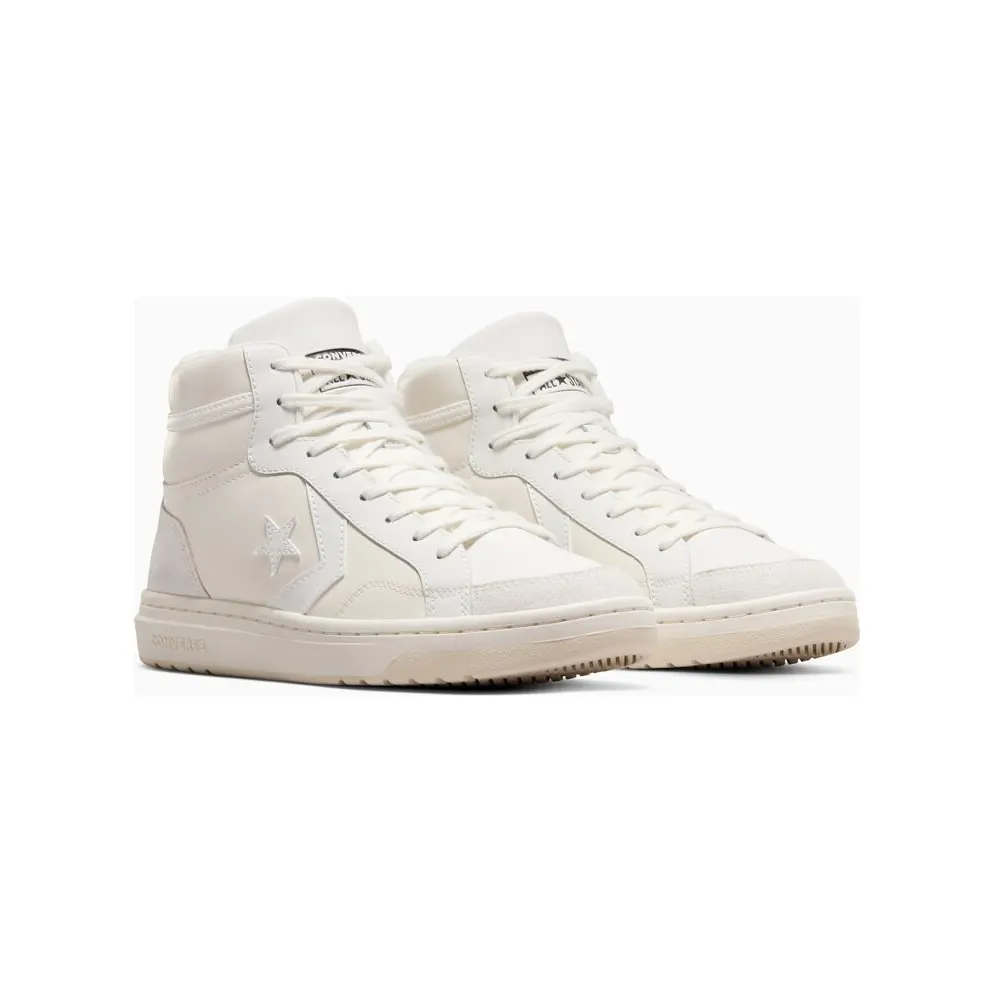 Converse Pro Blaze Classic Leather & Suede Egret/Vintage White (A09082C)