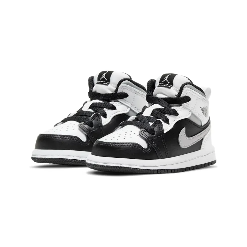 Jordan 1 Mid White Shadow (TD) Black/Medium Grey-White (640735-073)