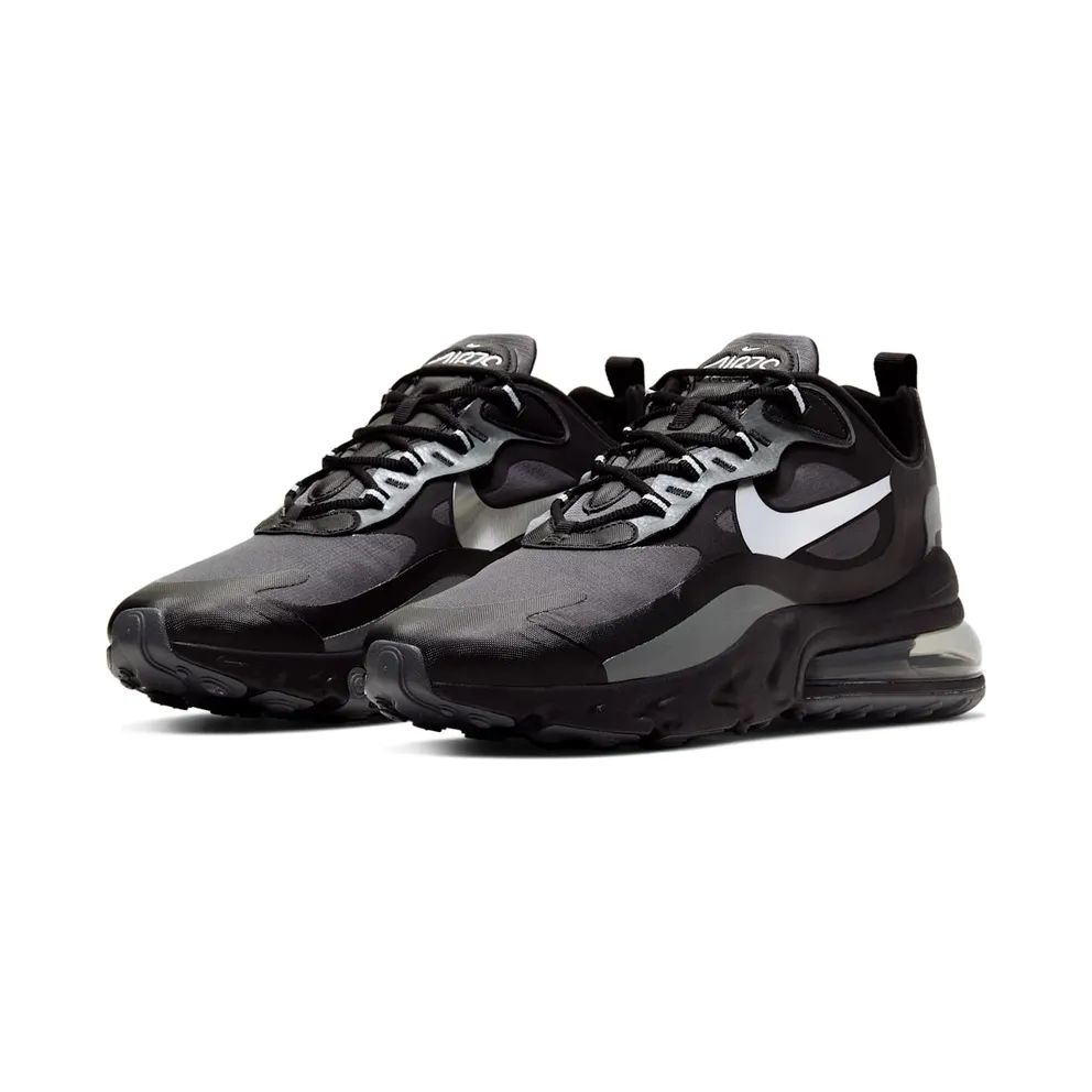Nike Air Max 270 React Winter Black Dark Grey Black/Dark Grey-Metallic Silver (CD2049-001)
