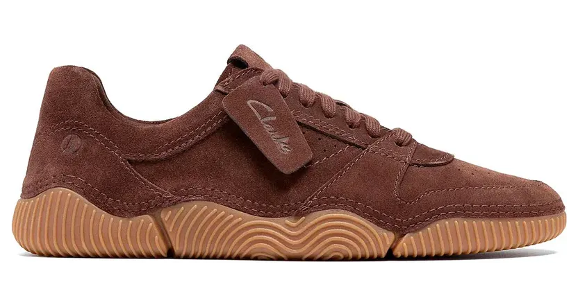 clarks-sneaker 26327296-BrownSuede
