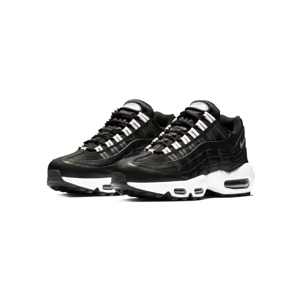 Nike Air Max 95 Black Reflect Silver (W) Black/Reflect Silver-Black-White (307960-020)