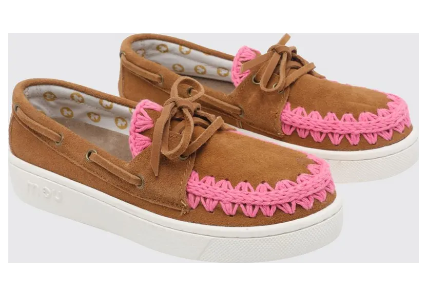 Mou Summer Suede Sneakers Brown (211061ACOGF)