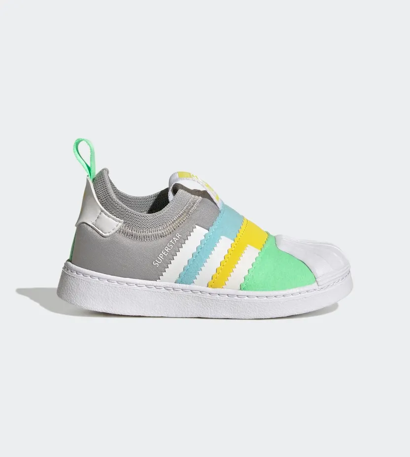adidas Superstar 360 Twist Grey Two / Cloud White / Beam Green (GW4720)